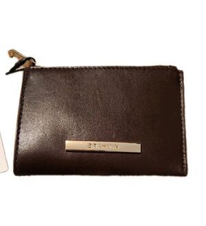 NWT Brahmin Pecan Brown Anita Wallet And Credit Card Holder